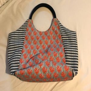 Stella & Dot Coral Dune Tote